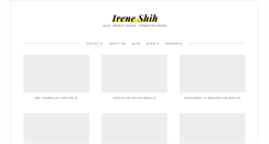 Desktop Screenshot of irene-yh-shih.com