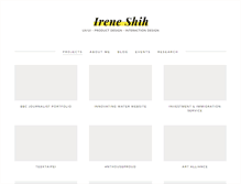 Tablet Screenshot of irene-yh-shih.com
